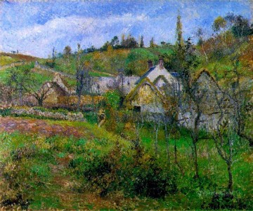 風景 Painting - ポントワーズ近くのル・ヴァルヘルメイユ 1880年 カミーユ・ピサロの風景